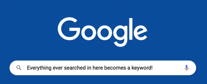 google keyword example screenshot for ecommerce seo