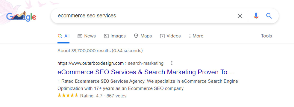 google organic search traffic