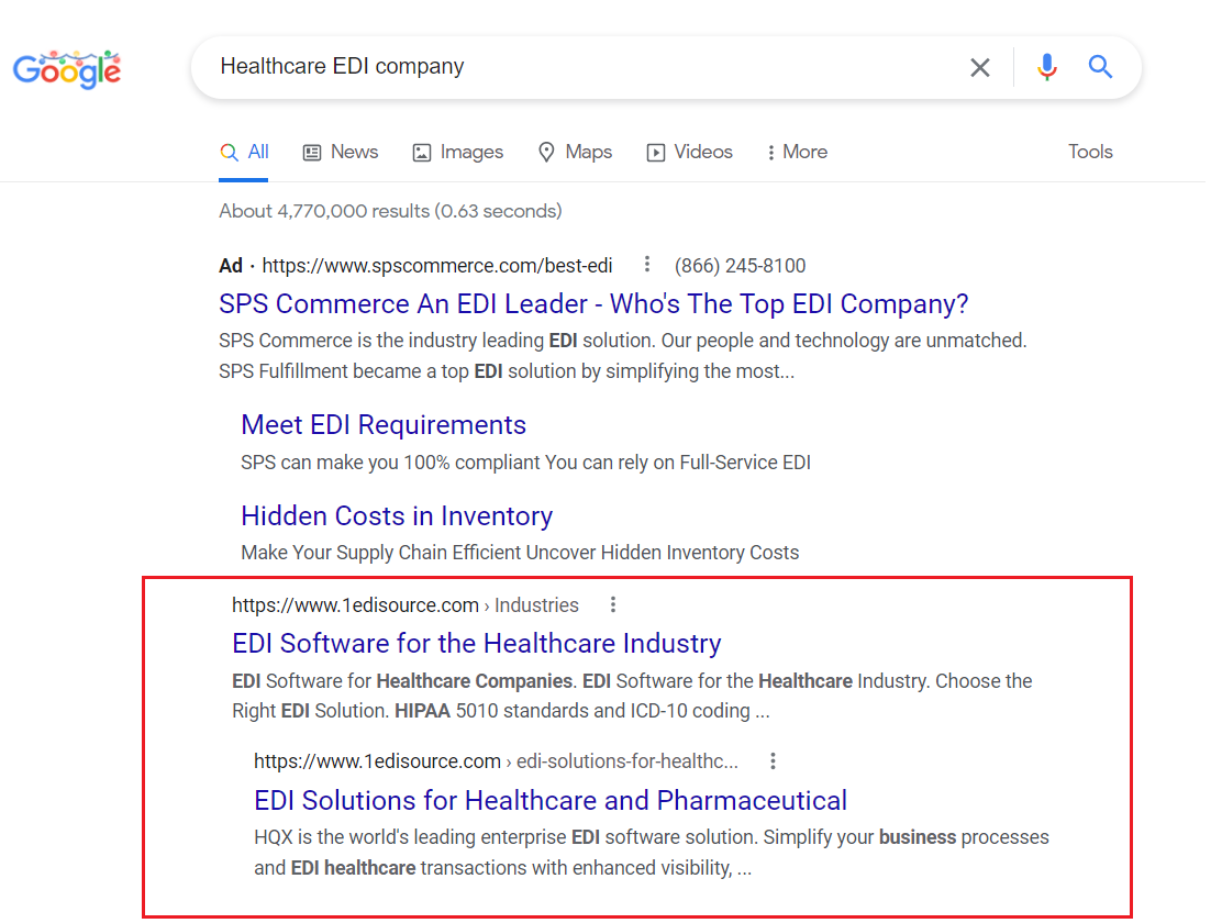 1 EDI SEO Case Study 