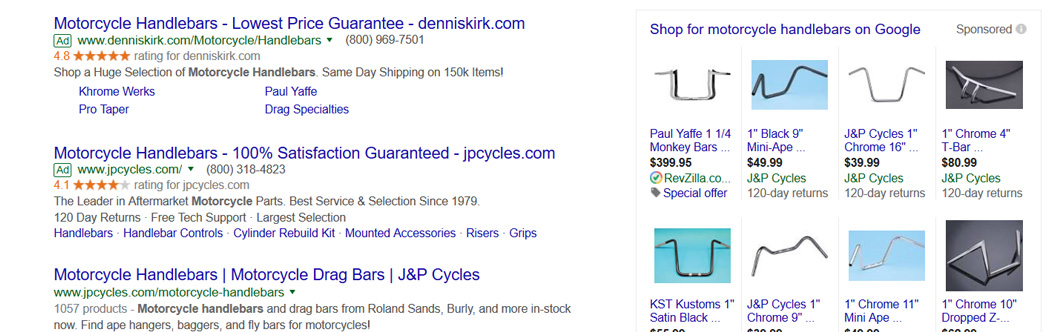 Auto Parts paid search management
