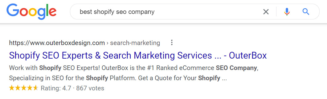 The Best Shopify SEO Company