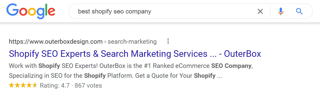 The Best Shopify SEO Company