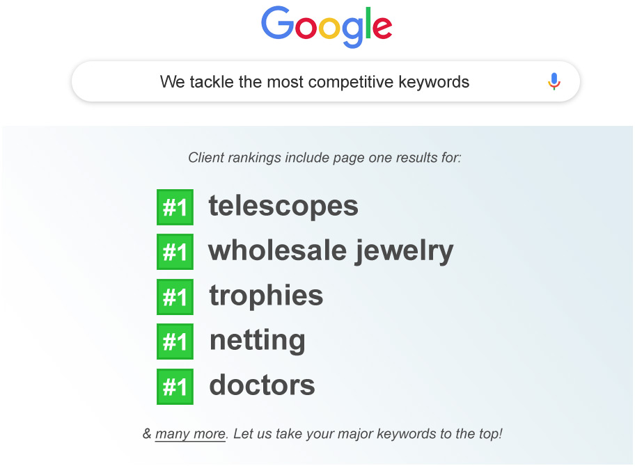seo competitive keywords