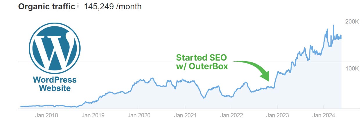 WordPress SEO Service Results