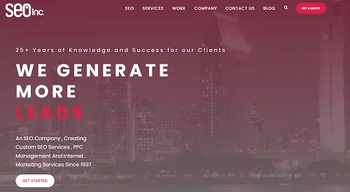 SEO Inc Website