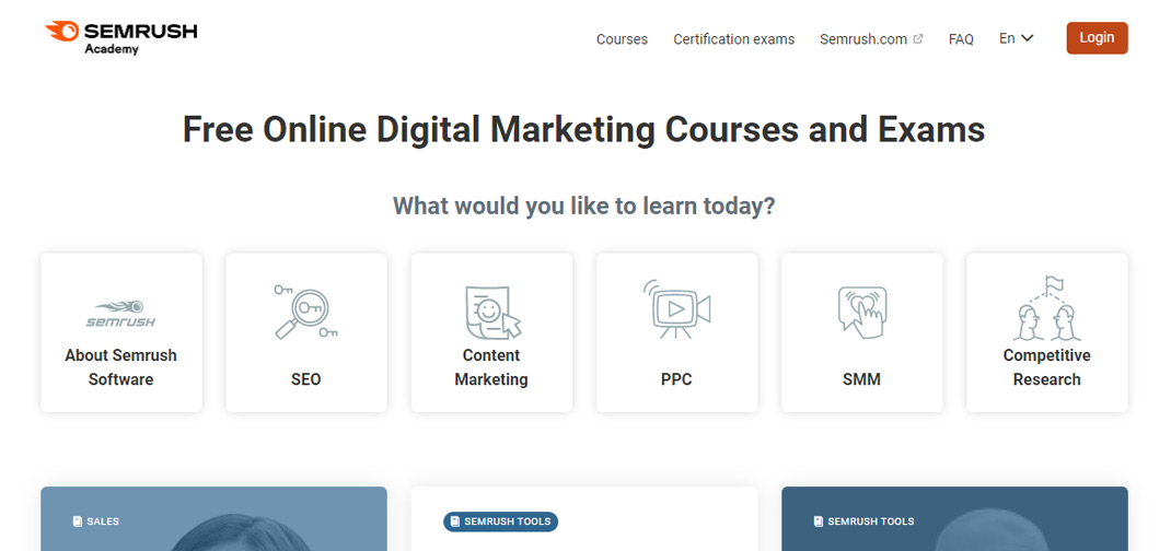SEMrush SEO Training Course