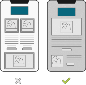 Updated email marketing layout