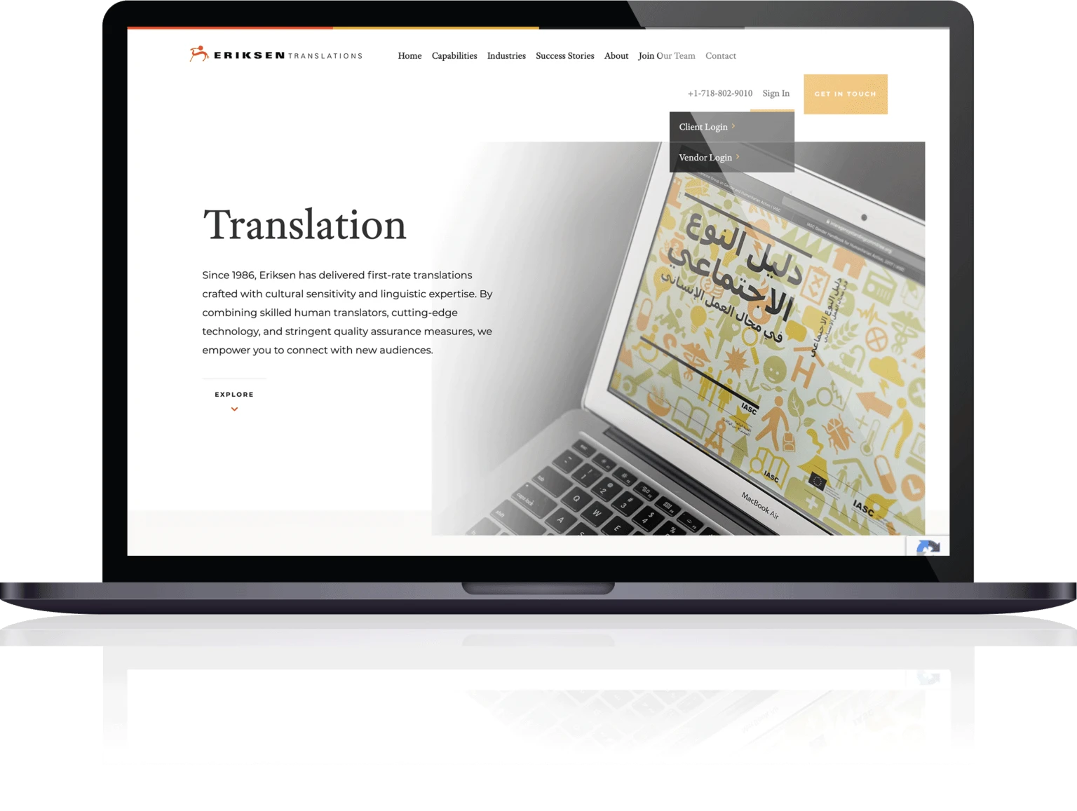 After Get In Touch Button