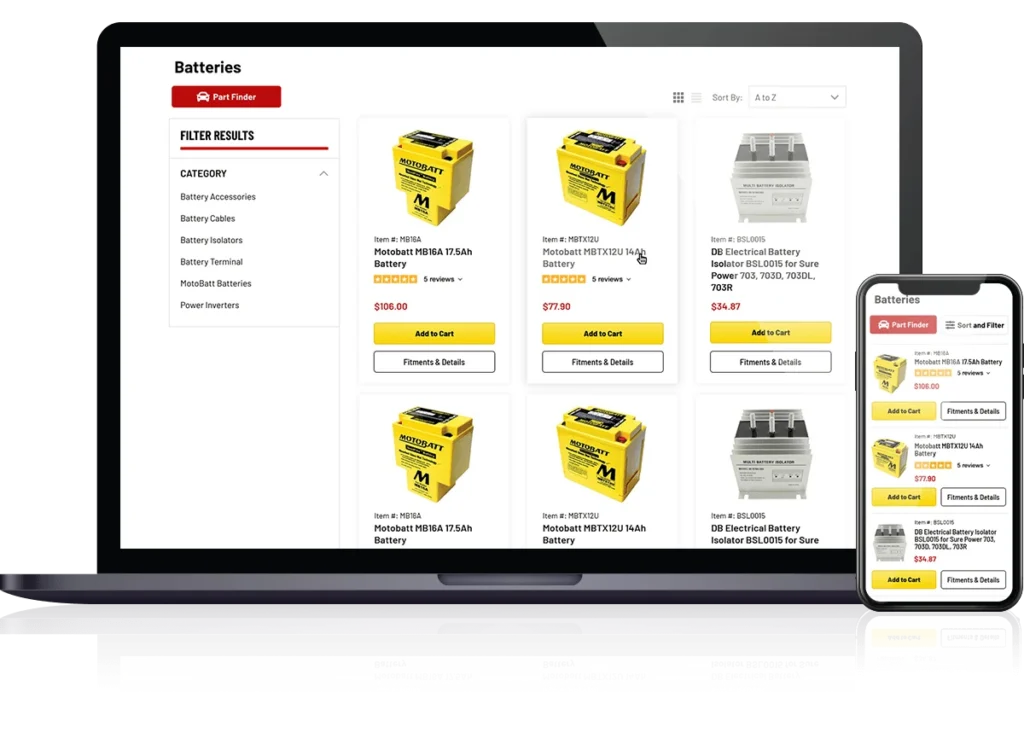 DB Electrical Product Listing Page Optimization