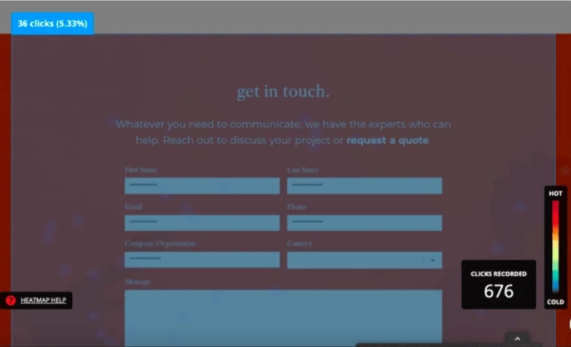 Global Get In Touch Lead Gen Form