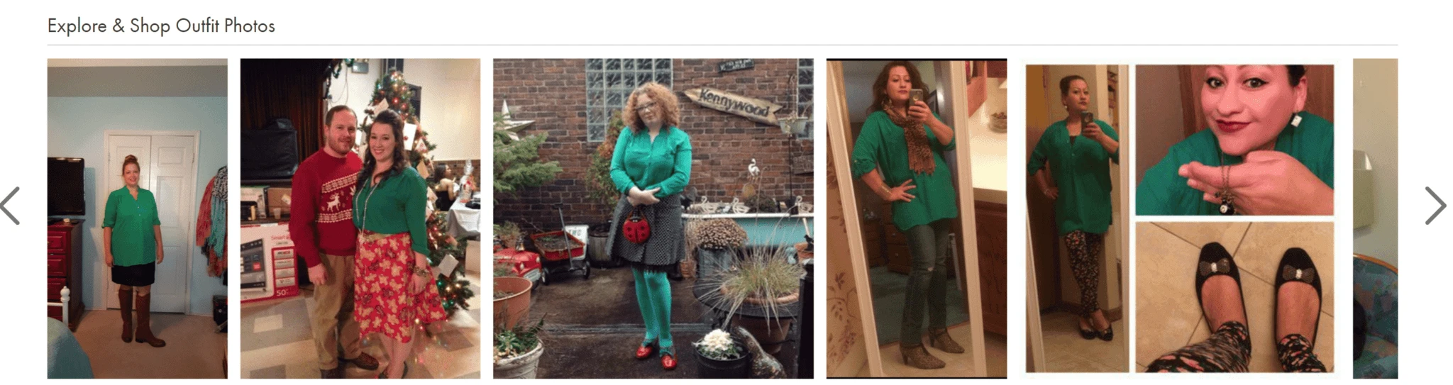 ModCloth screenshot showing their filtering