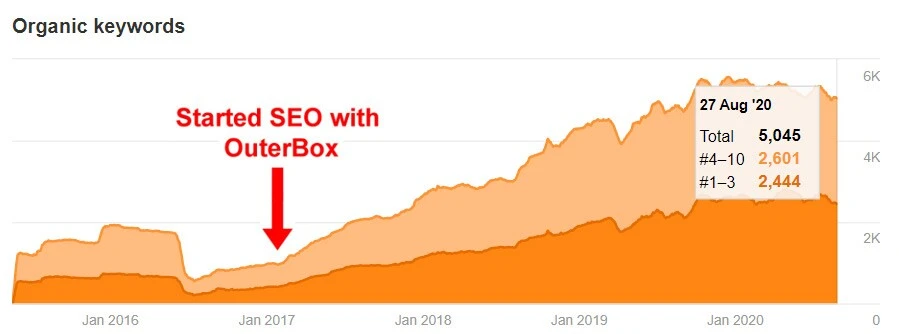 eCommerce Website SEO Results