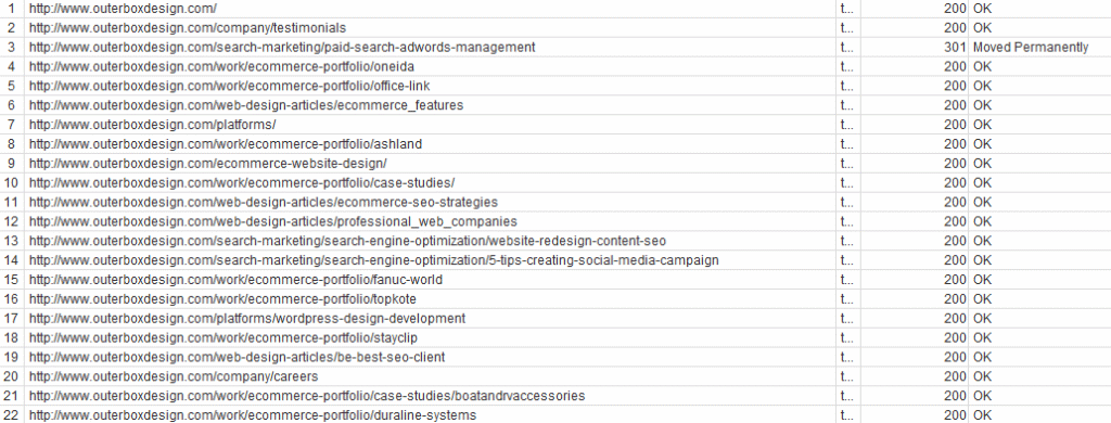 Crawling a website