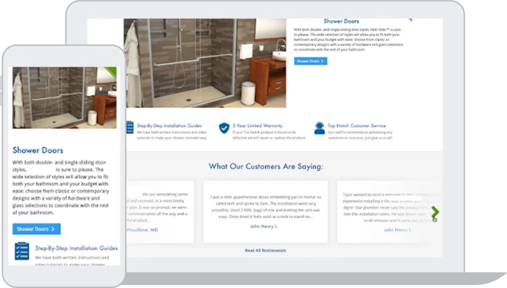 CRO Showerproducts Multivariate Testing