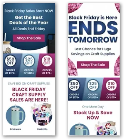 Email Diy Craft Warehouse Black Friday Email