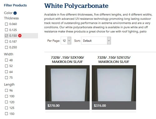 Marketing Acplastics Filtering