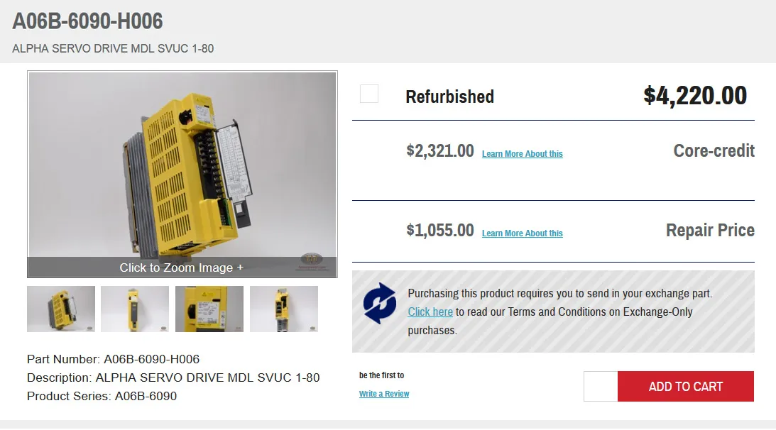 Marketing Fanucworld Product Page