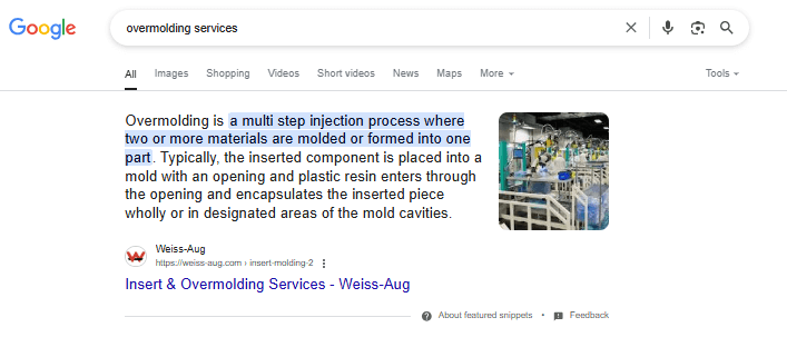 Overmolding Services