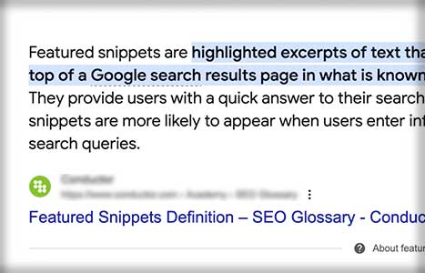 featured snippet