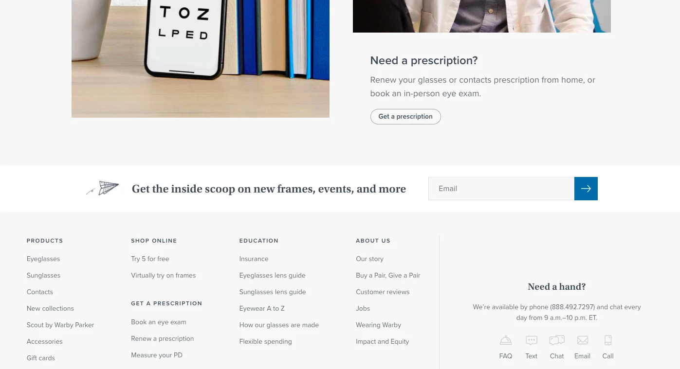 Place Subscribe Links on Key Pages of Your Website