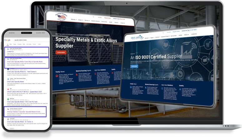 Specialty Metals Companies SEO Case Study