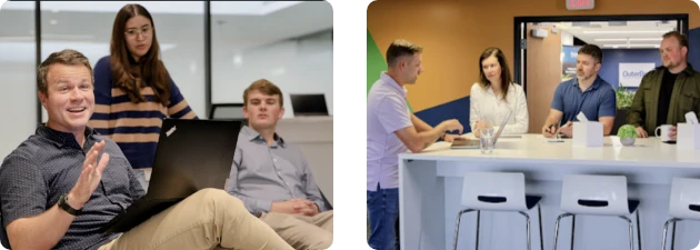 The OuterBox team working on Google SEO services.