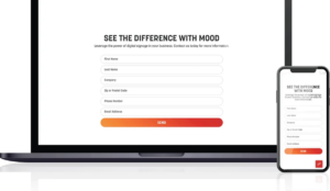 Mood Media lead generation form case study