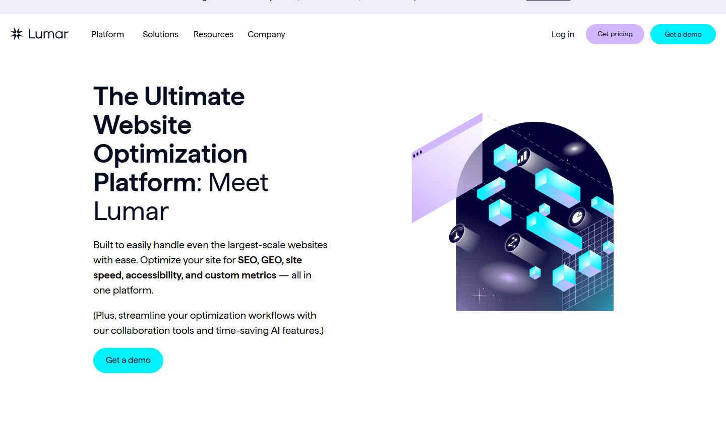 Lumar enterprise website intelligence and technical SEO platform