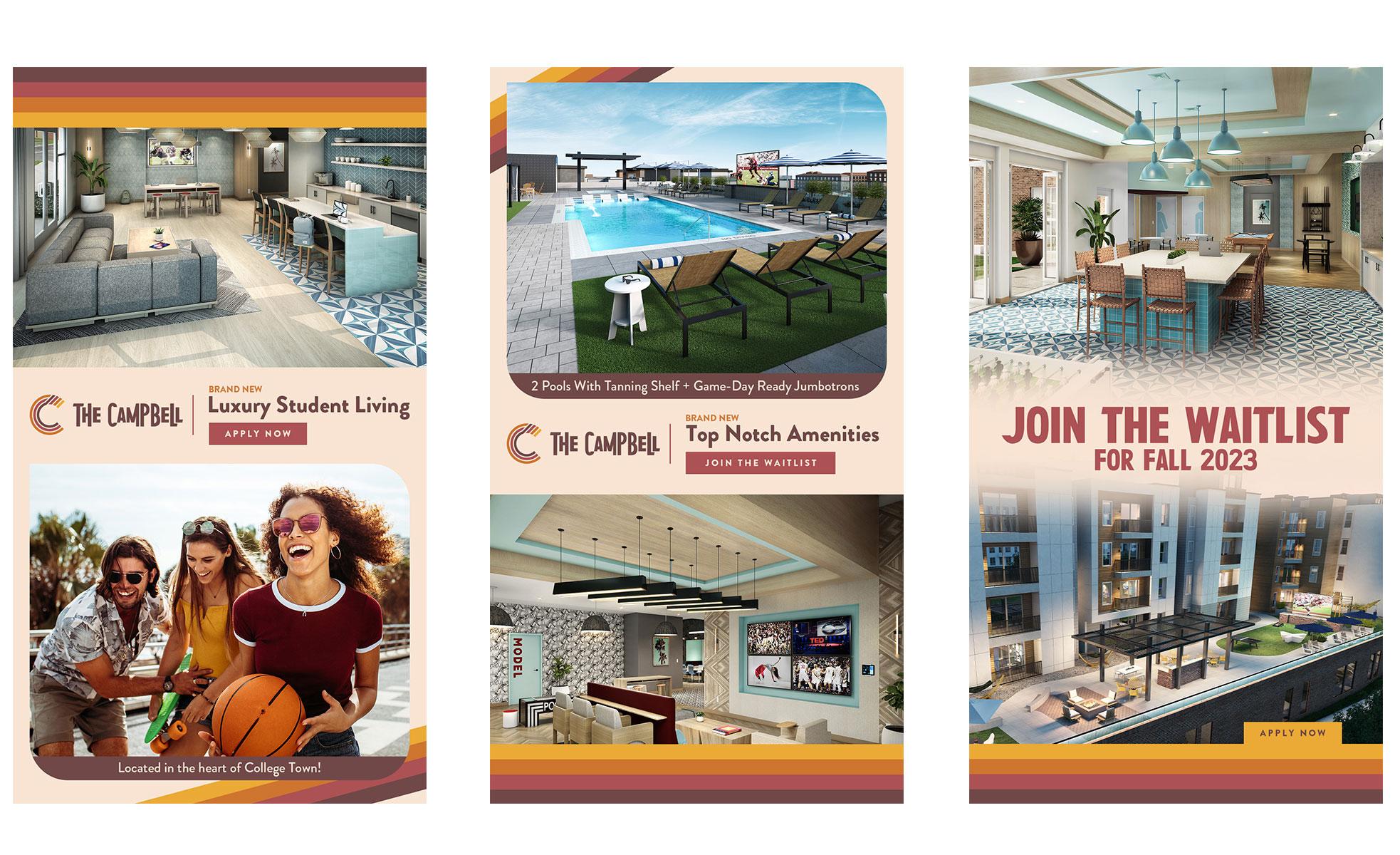 The Campbell multi-channel social media advertising creative