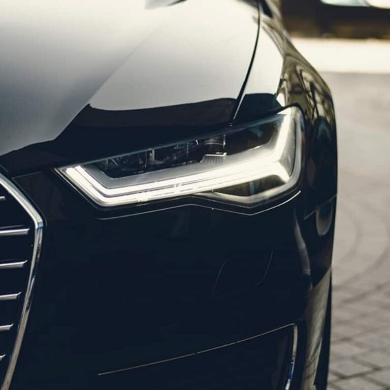 Close-up of a vehicle featured in the CarCover USA case study