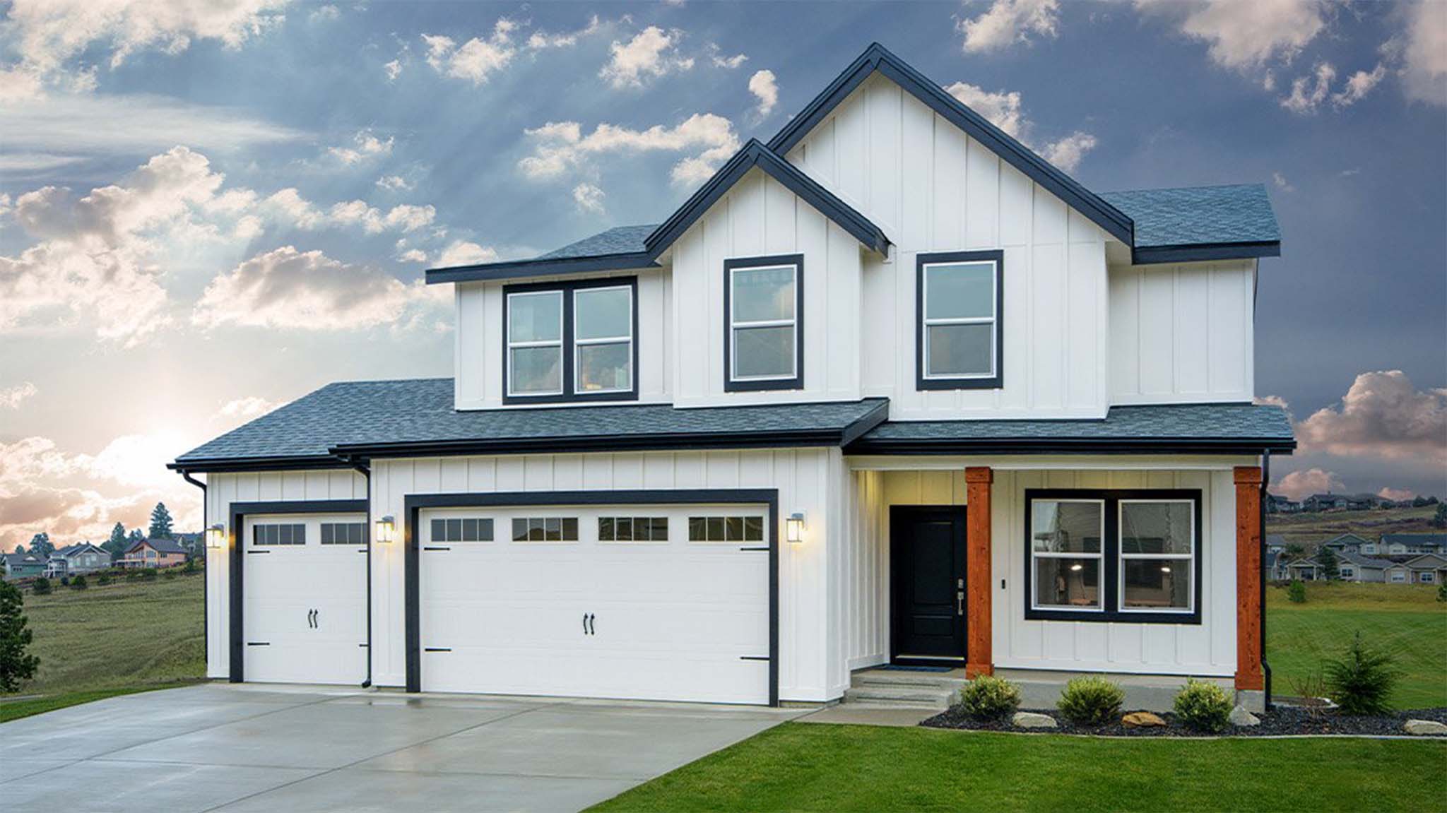 D.R. Horton new construction single-family home exterior